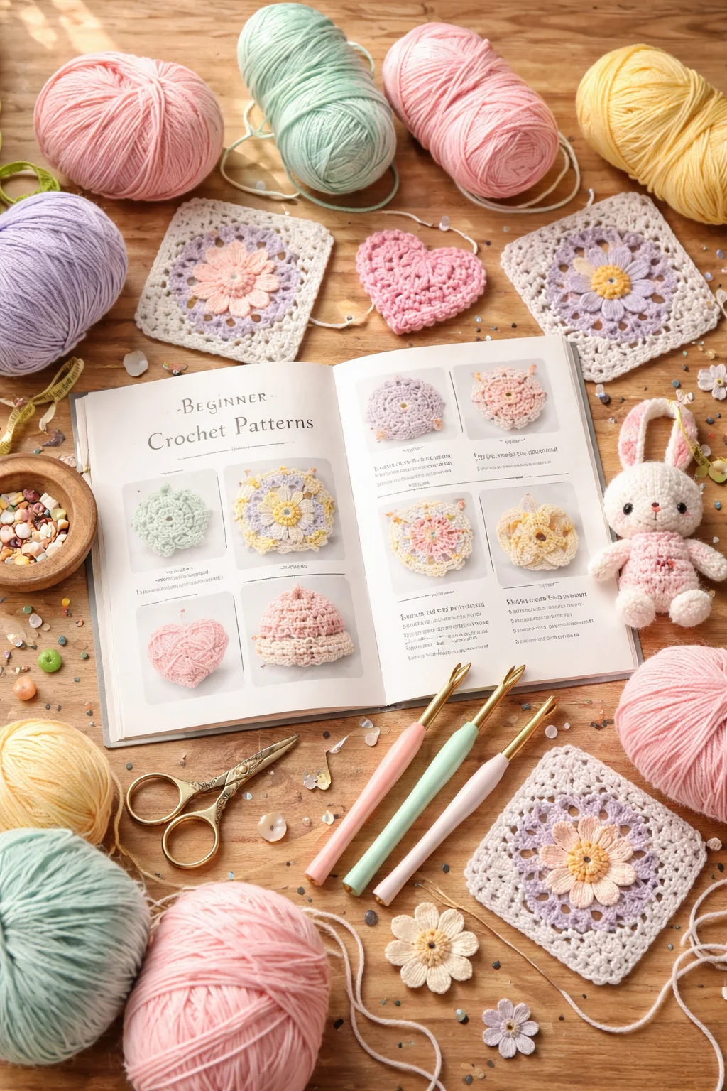 beginner crochet wearables