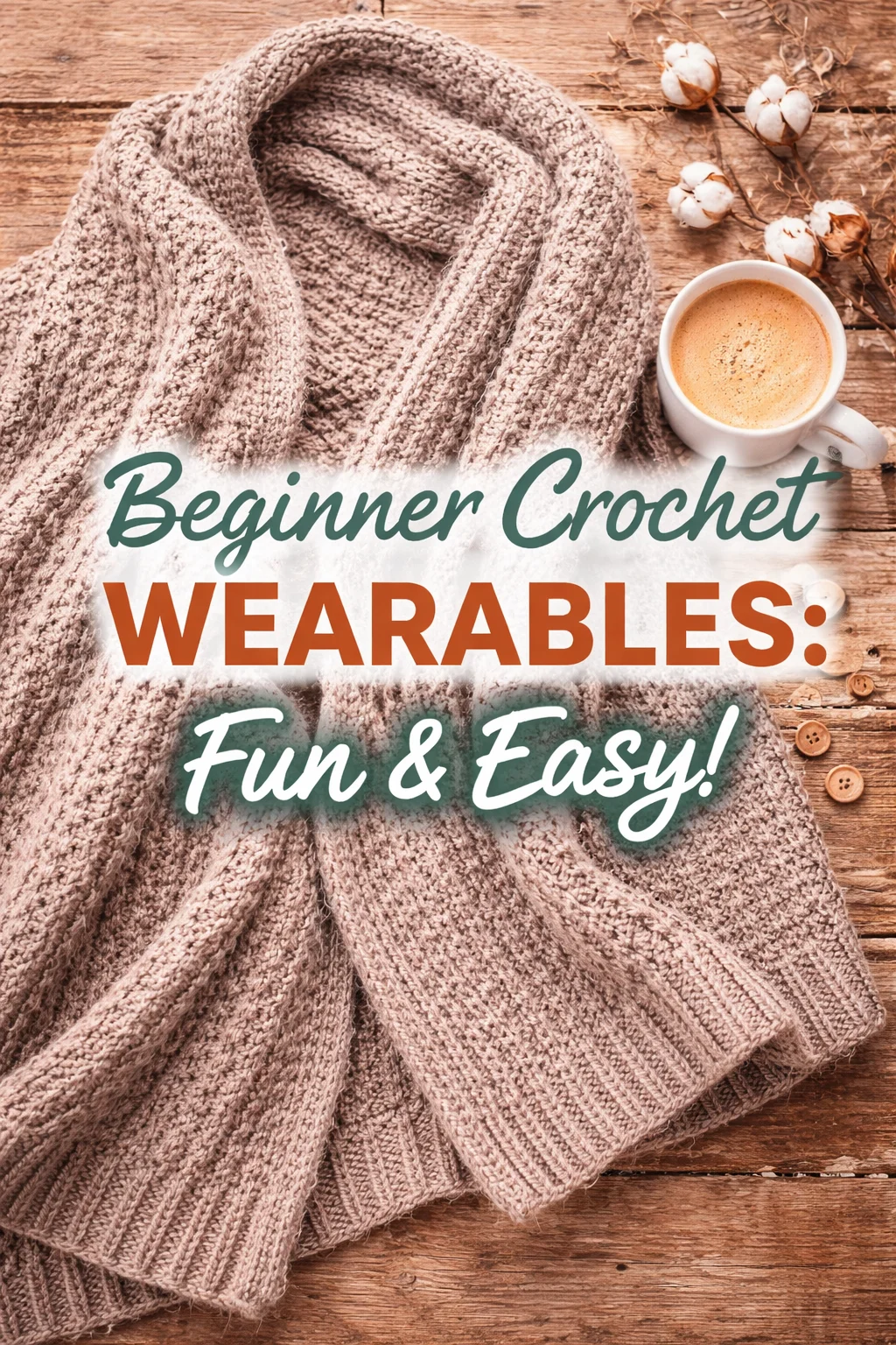 beginner crochet wearables
