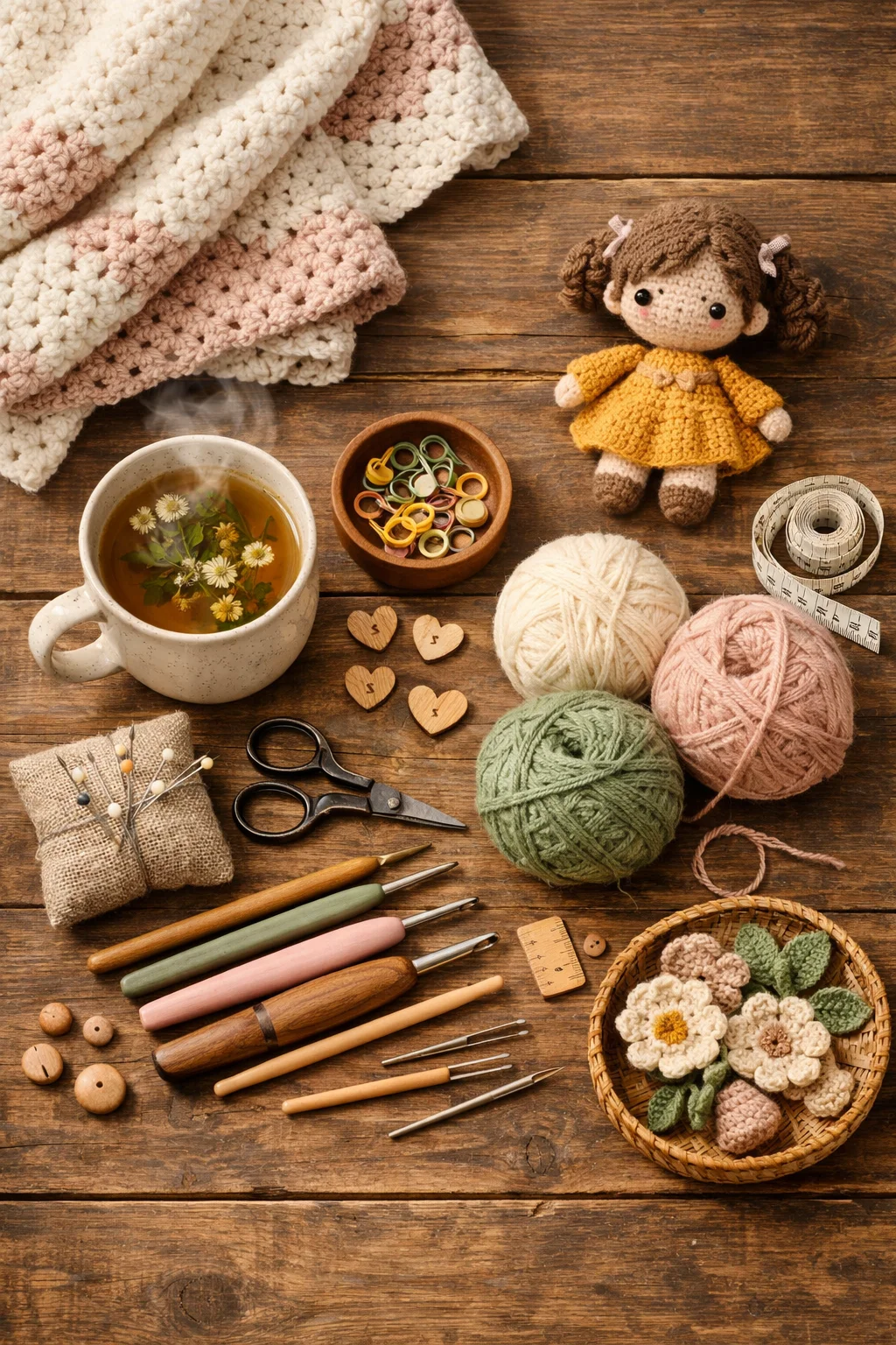 slow living crochet
