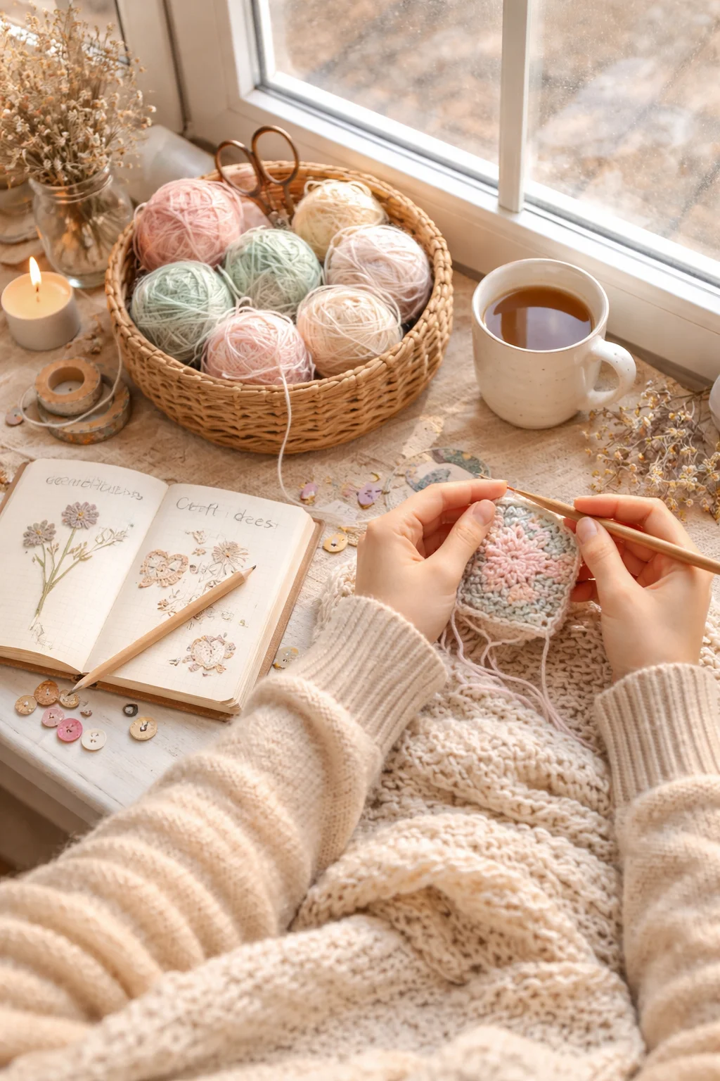 Crafting Comfort: My Slow Living Crochet Journey