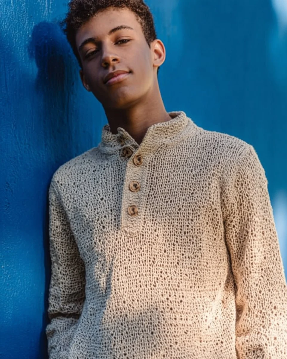 Crochet Men's Sweater pattern - The Bramley Sweater