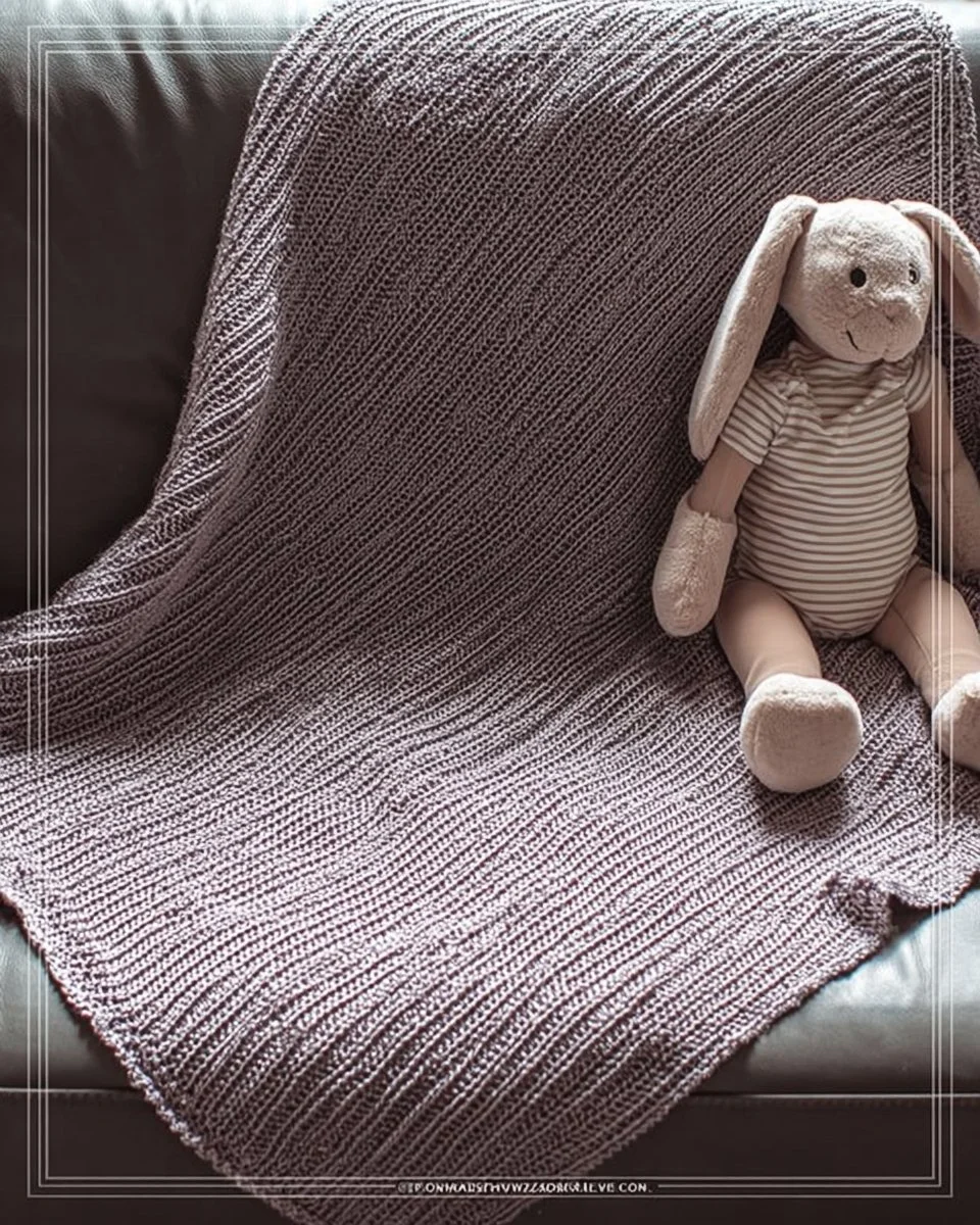 Easy Textured Crochet Baby Blanket Free Pattern