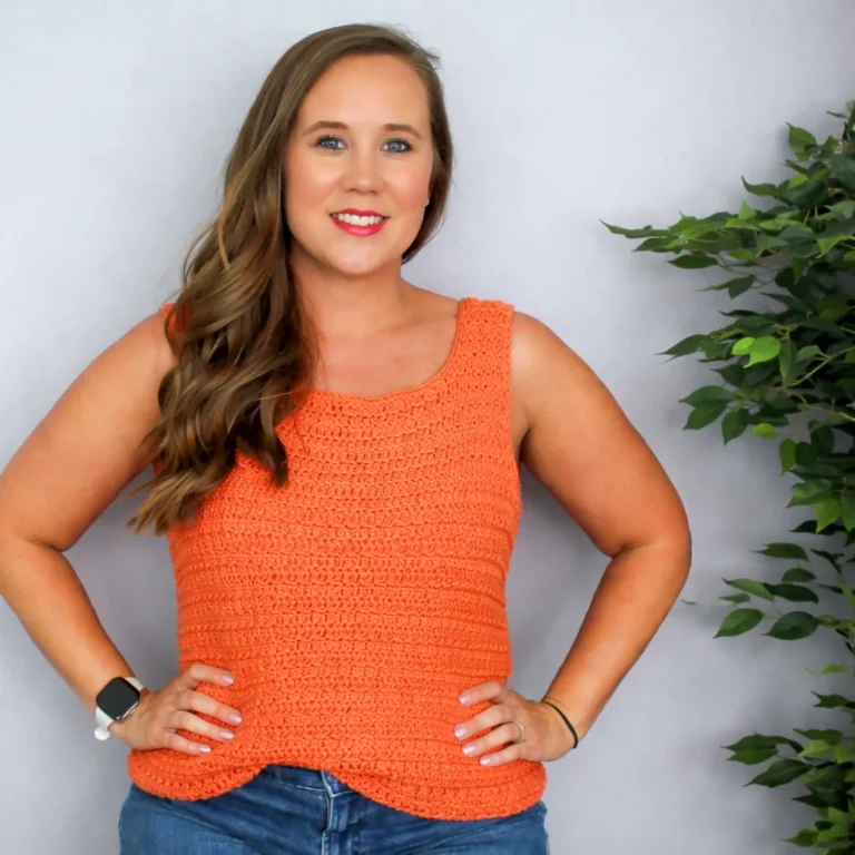 A selection of easy crochet clothing patterns including tops and sweaters.