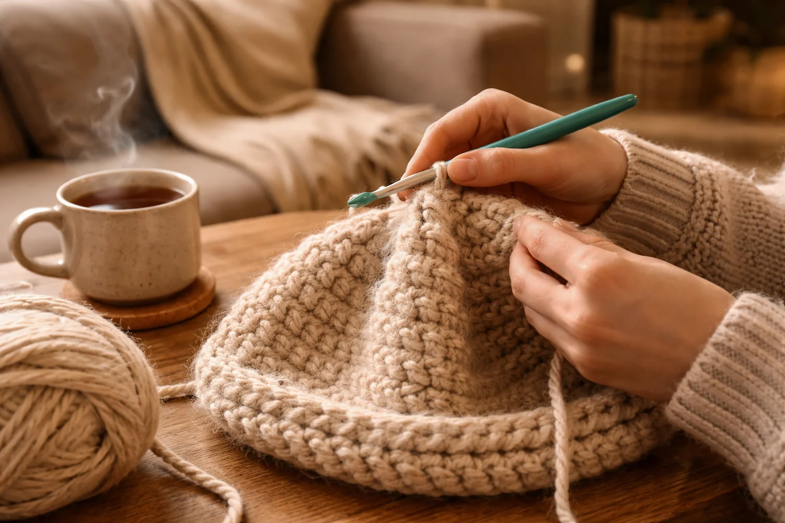 how to crochet a hat