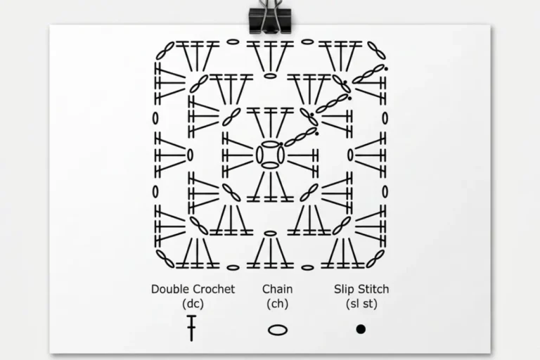 Granny Square Crochet Designs, Crochet Patterns One Color, Simple Crochet Granny Square