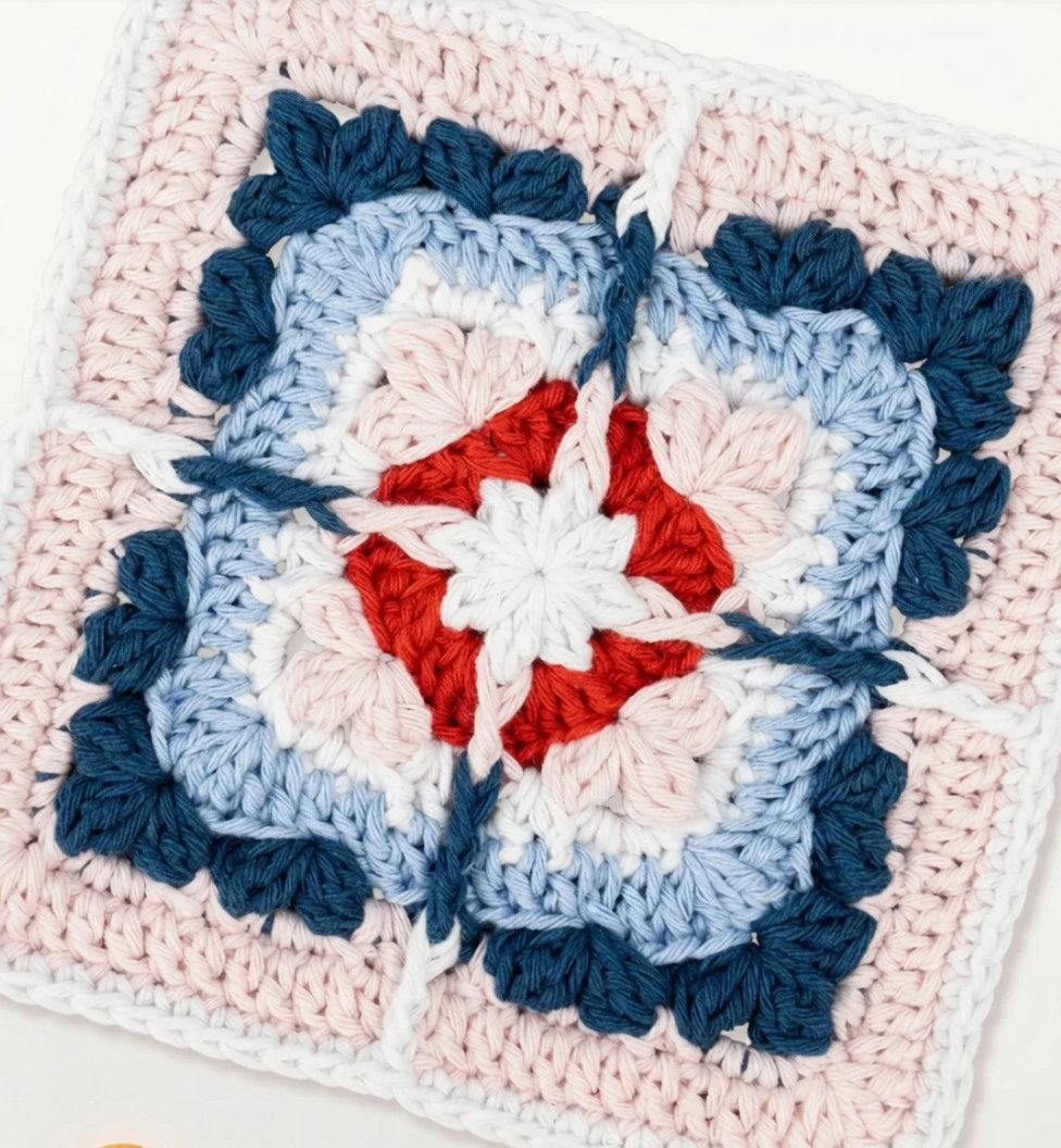 Blossom Granny Square Pattern