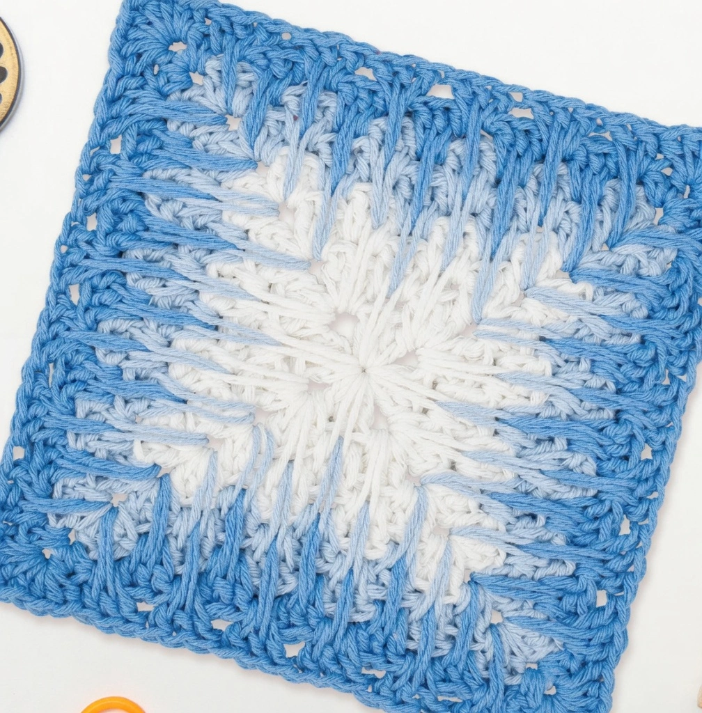 Free Ombre Granny Square Pattern