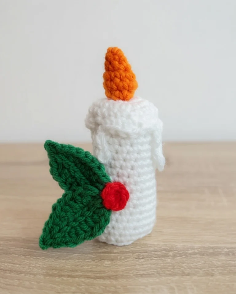 Free Amigurumi Christmas Candle Crochet Pattern