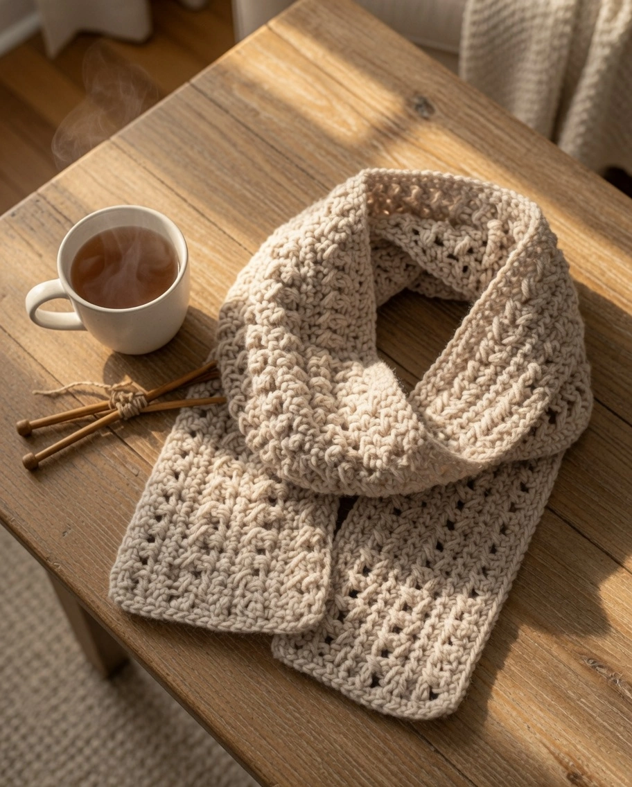fall crochet scarf pattern