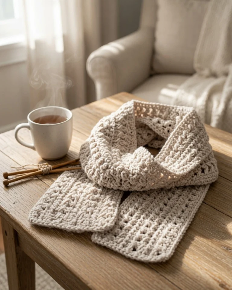 Free Easy Fall Crochet Scarf Pattern