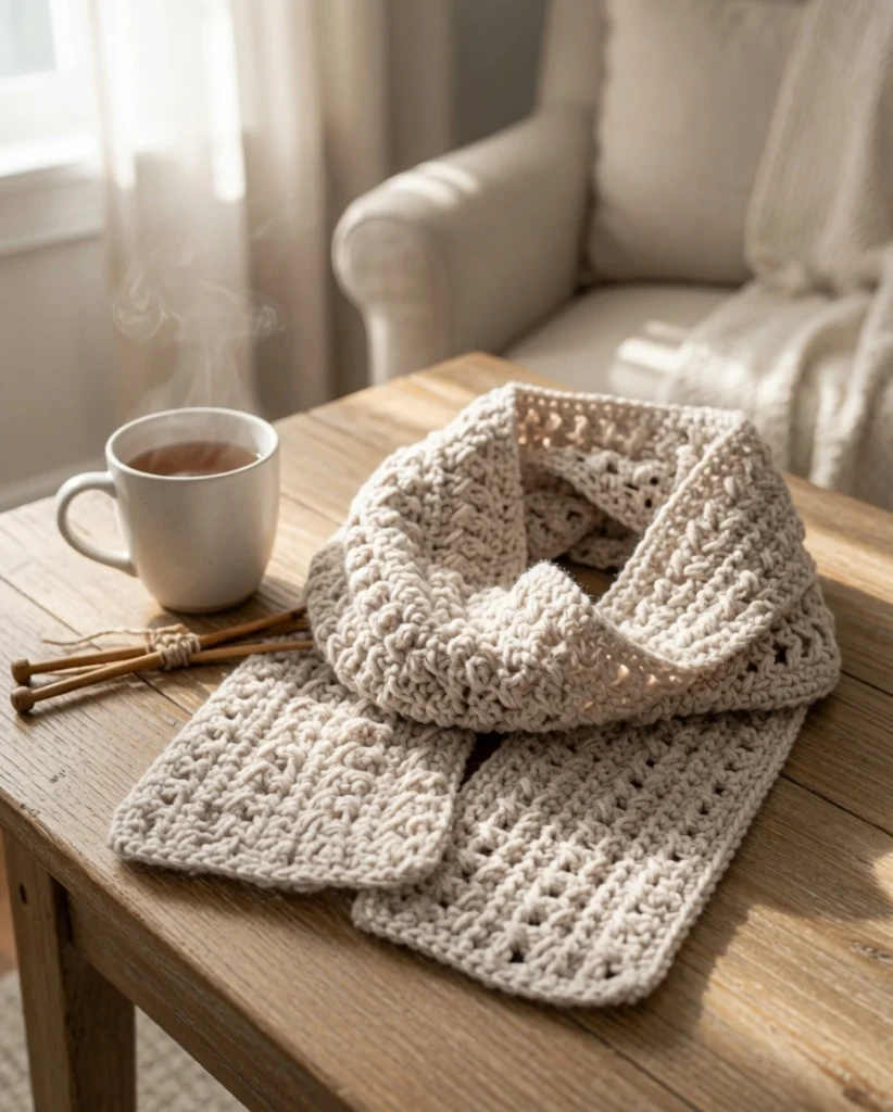 Free Easy Fall Crochet Scarf Pattern