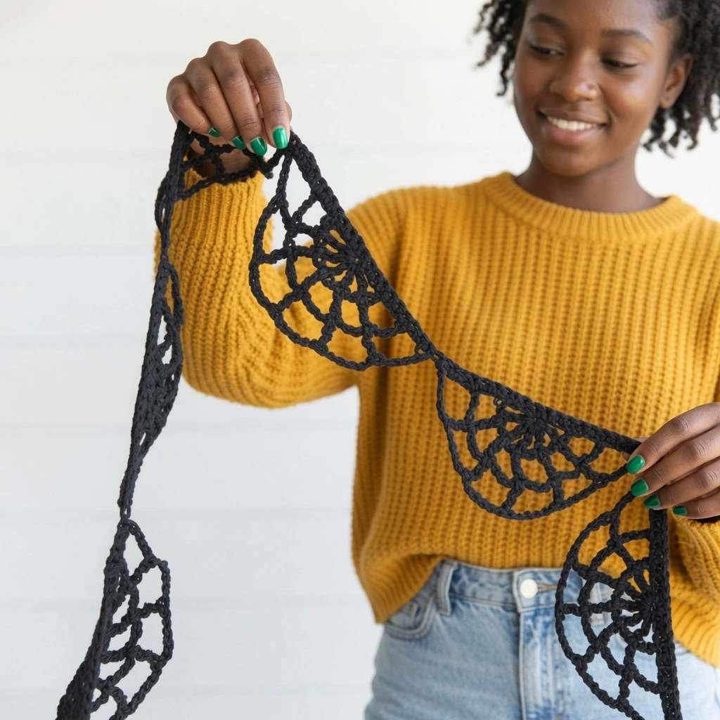 Easy Spiderweb Bunting Pattern