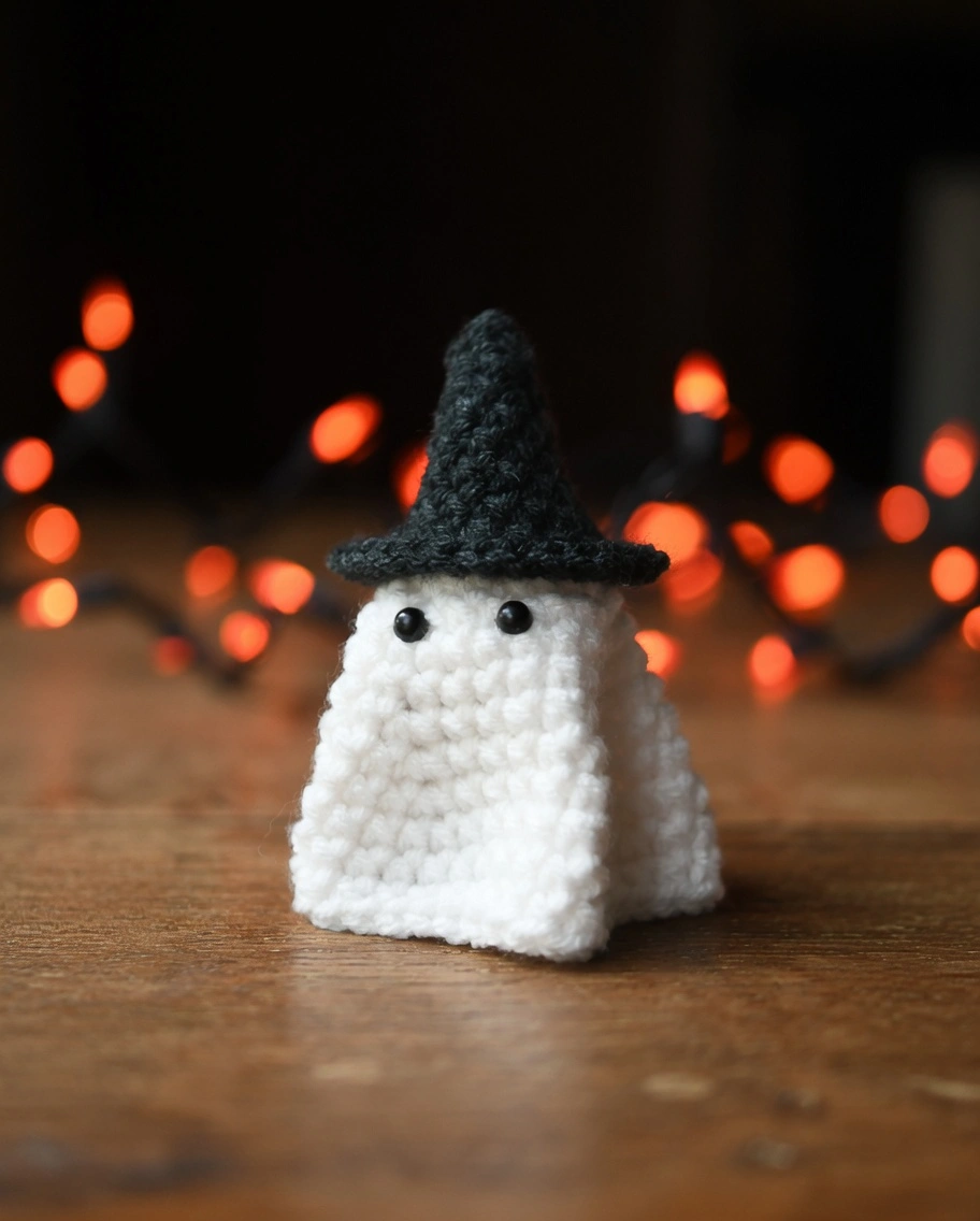 Cutie ghost crochet pattern, amigurumi ghost pattern, free Halloween crochet patterns