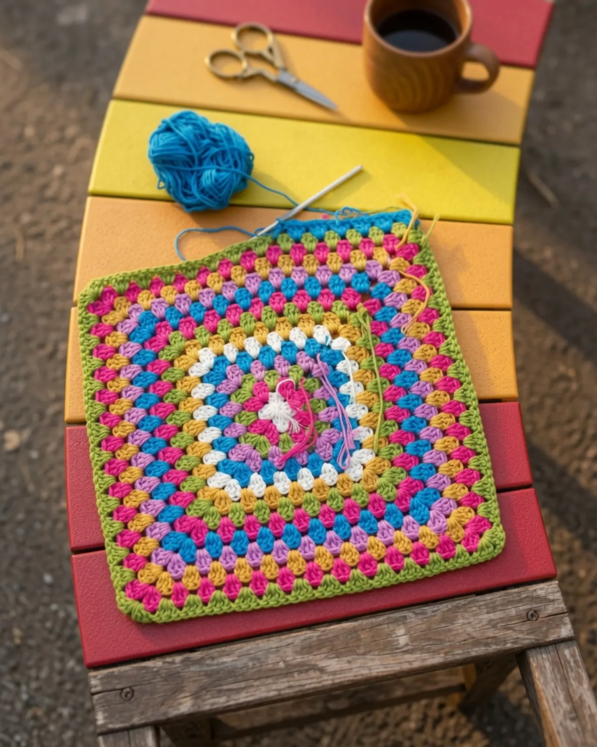 Free Summer Days Daisy Bag Crochet Pattern