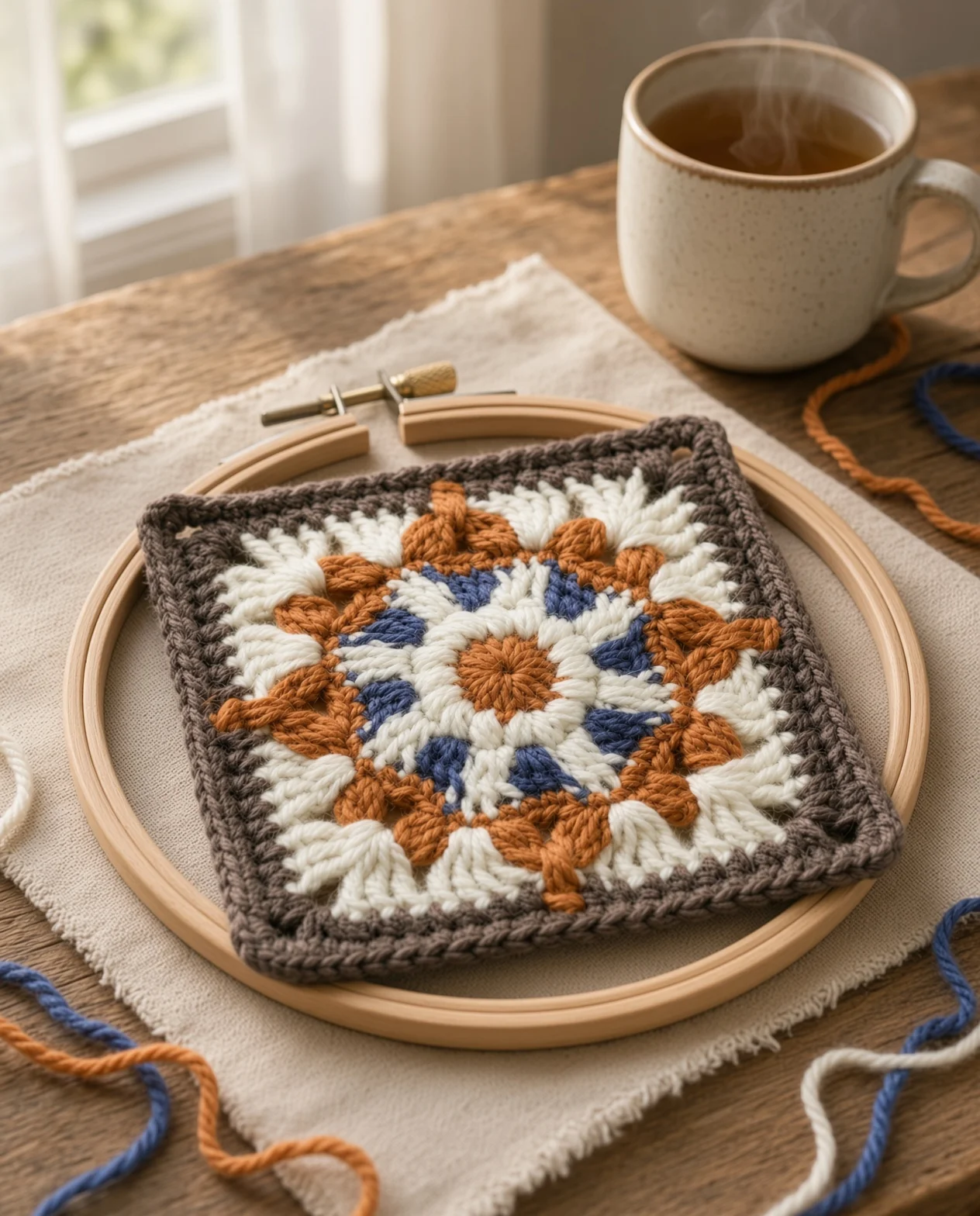 Free Rustic Star Granny Square Pattern
