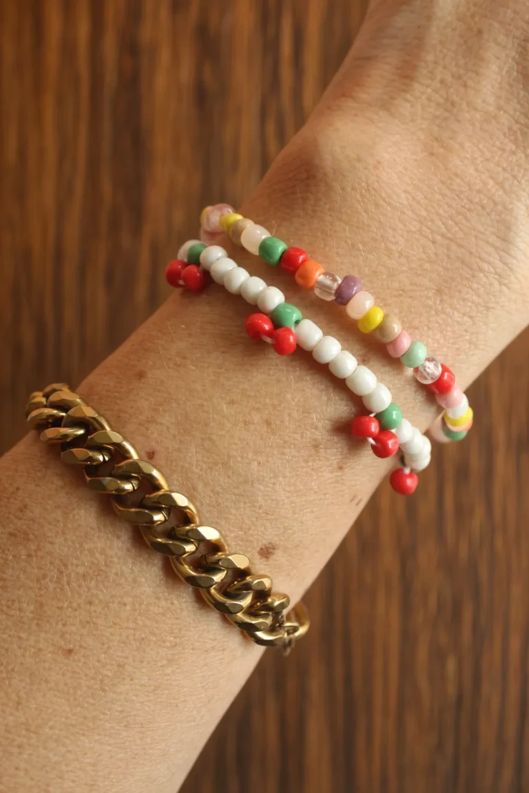 Fruit Seed Bead Bracelet