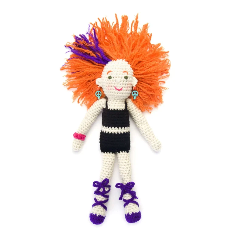 Artistic Annie Crochet Doll Pattern for handmade crochet dolls