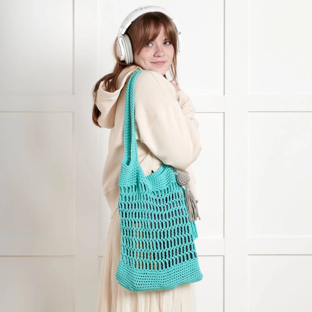 Beginner's market crochet bag pattern for stylish DIY projects