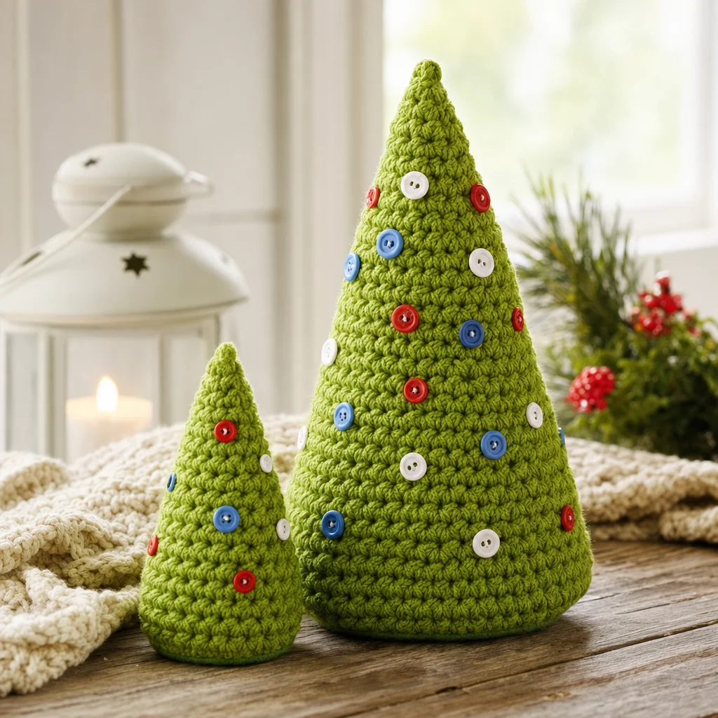 Beautiful Christmas tree pattern for festive decorations and holiday crafts