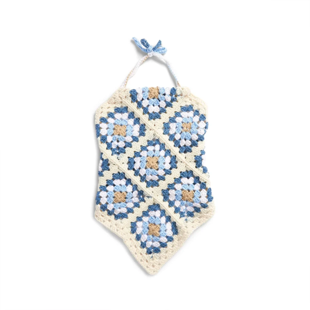 Coastal Granny Halter Top crochet pattern for summer wear