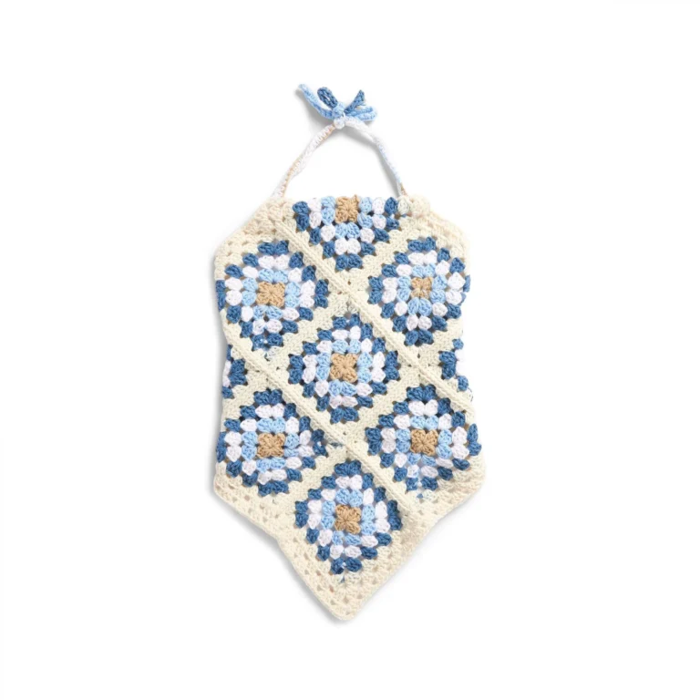 Coastal Granny Halter Top crochet pattern for summer wear