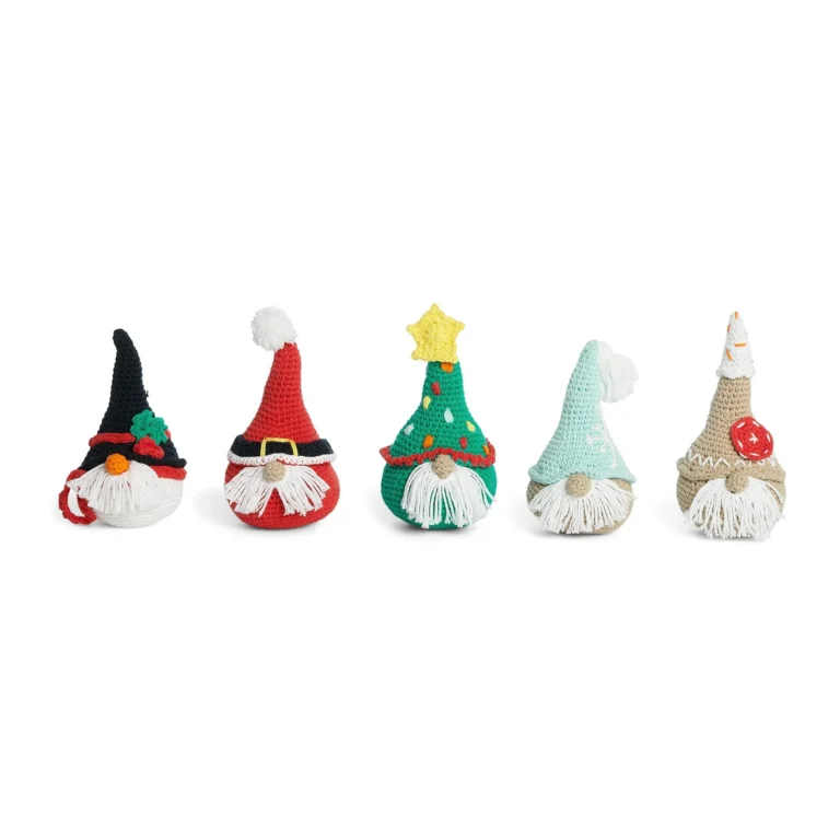 Crochet gnomes family of five pattern for creative crafting