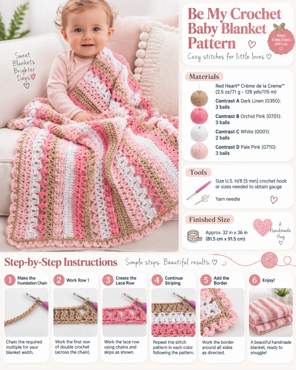 Cuddle Cloud Crochet Baby Blanket Pattern