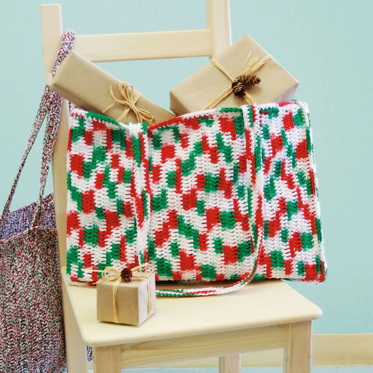 DIY shopping tote bag pattern for eco-friendly and stylish carrying