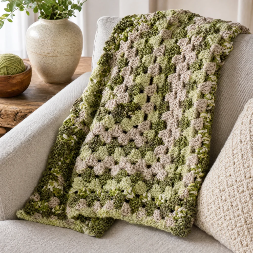 Lightning fast crochet blanket pattern showcasing colorful, cozy blankets.