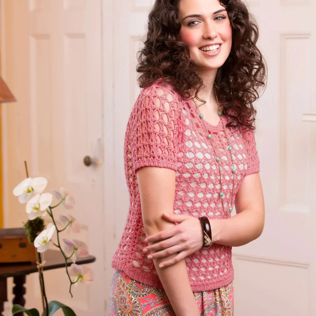 Simple Summer Tee Crochet Pattern with detailed instructions and design.